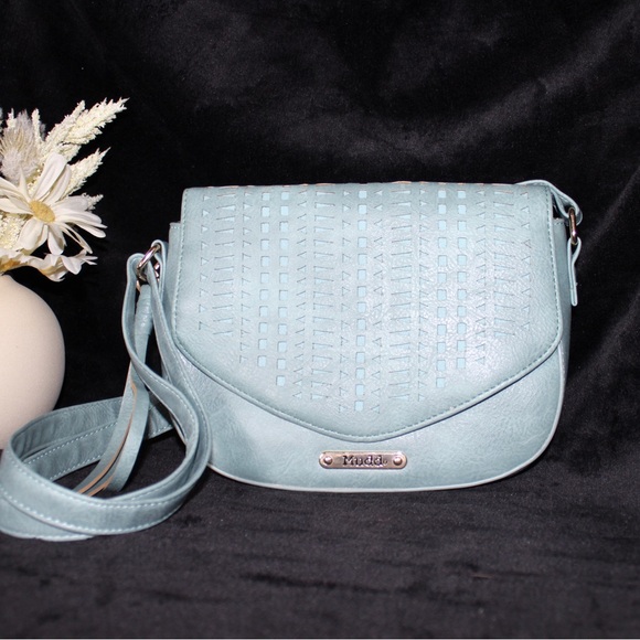 Myne Handbags - Mudd Sky Blue Crossbody Bag